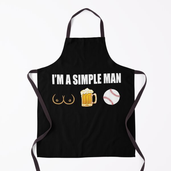 Item preview, BASEBALL, i am a simple man, funny sport, funny designed and sold by Chapman88.