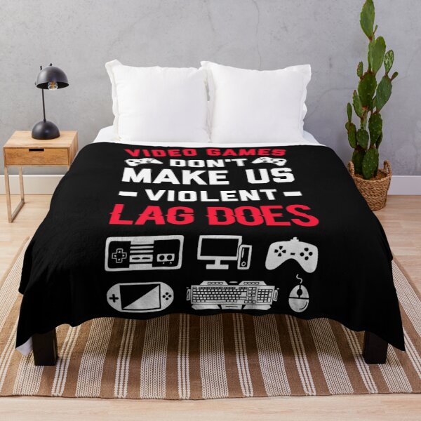 Item preview, Video Games Don&x27;t Make Us Violent Lag Does - Video Games Essential . designed and sold by MaryFrazie.