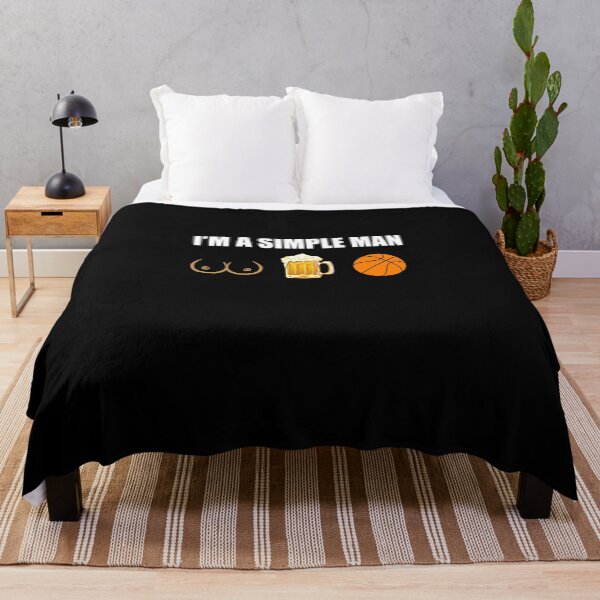 Item preview, BASKETBALL, i am a simple man, funny sport, funny designed and sold by Chapman88.
