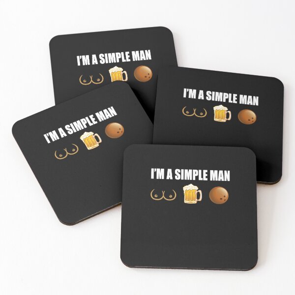 Item preview, BOWLING, i am a simple man, funny sport, funny designed and sold by Chapman88.