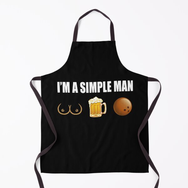 Item preview, BOWLING, i am a simple man, funny sport, funny designed and sold by Chapman88.