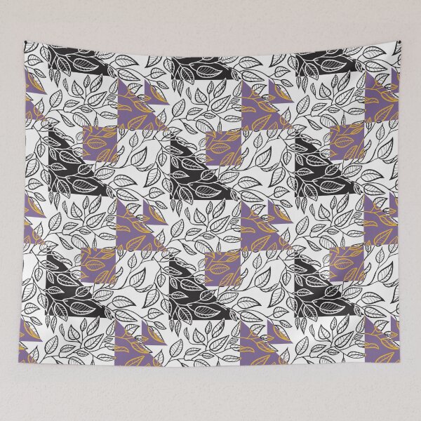 Item preview, Minimalist Leaf Line Art Illustration as a Seamless Surface Pattern Design designed and sold by ZaryaKiqo.