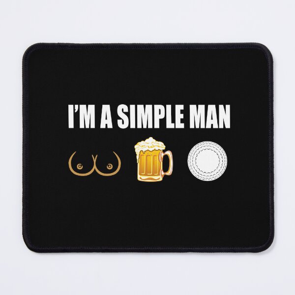 Item preview, HOCKEY, i am a simple man, funny sport, funny designed and sold by Chapman88.