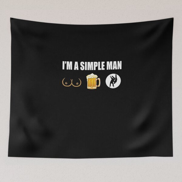 Item preview, JUDO, i am a simple man, funny sport, funny designed and sold by Chapman88.