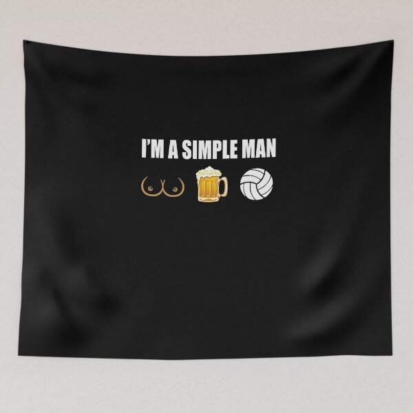 Item preview, NETBALL, i am a simple man, funny sport, funny designed and sold by Chapman88.