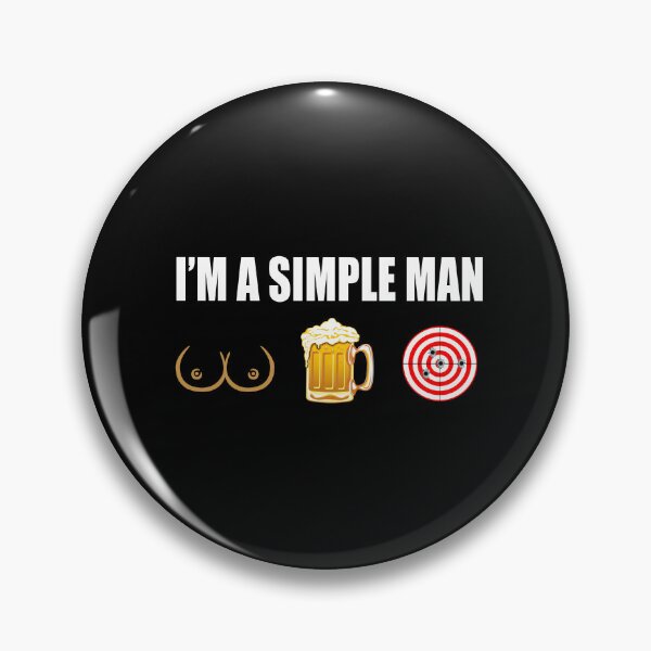 Item preview, SHOOTING, i am a simple man, funny sport, funny designed and sold by Chapman88.