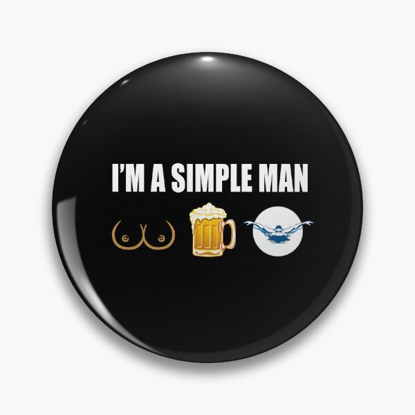 Item preview, SWIMMING, i am a simple man, funny sport, funny designed and sold by Chapman88.