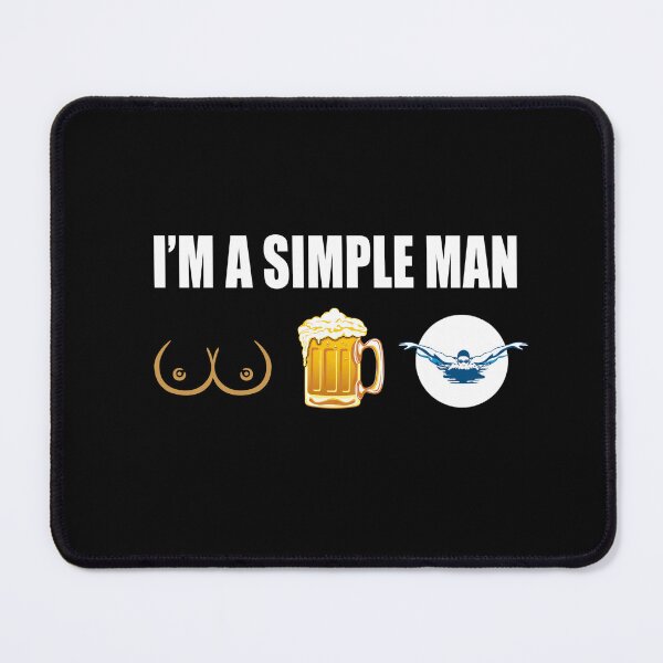 Item preview, SWIMMING, i am a simple man, funny sport, funny designed and sold by Chapman88.