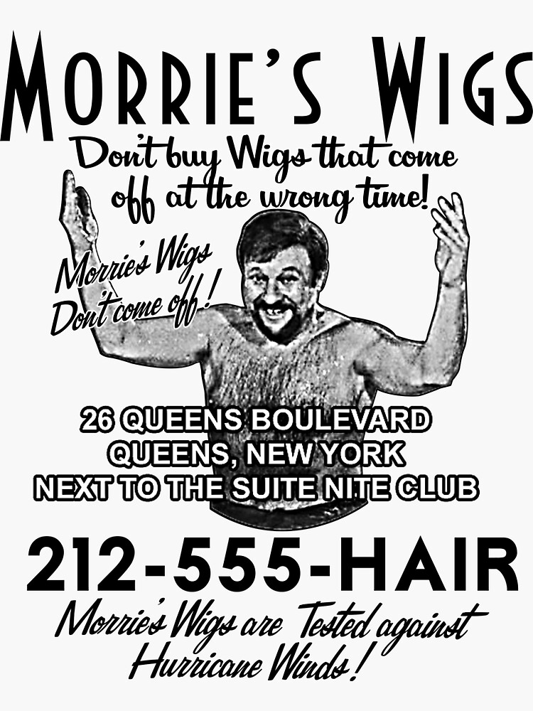 Morrie s Wigs Sticker