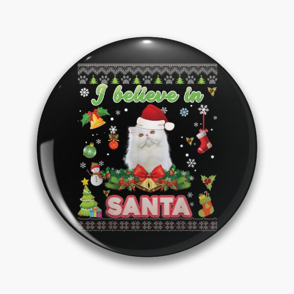 Item preview, I Believe In Santa Persian Cat Christmas Claws Sweater Ugly  designed and sold by 77tara.