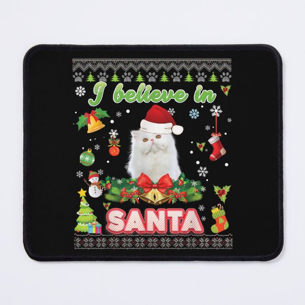 Item preview, I Believe In Santa Persian Cat Christmas Claws Sweater Ugly designed and sold by 77tara.