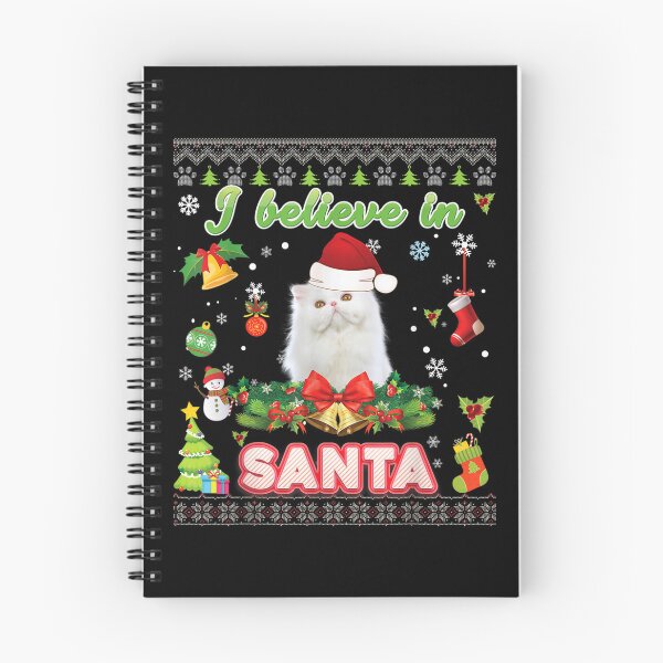 Item preview, I Believe In Santa Persian Cat Christmas Claws Sweater Ugly  designed and sold by 77tara.