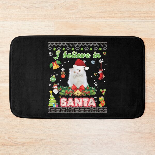Item preview, I Believe In Santa Persian Cat Christmas Claws Sweater Ugly  designed and sold by 77tara.