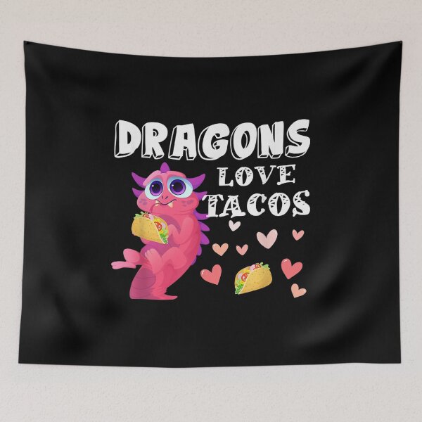 Item preview, Dragons Love Tacos Cute Taco Tuesday Mexican  designed and sold by laurenm233.
