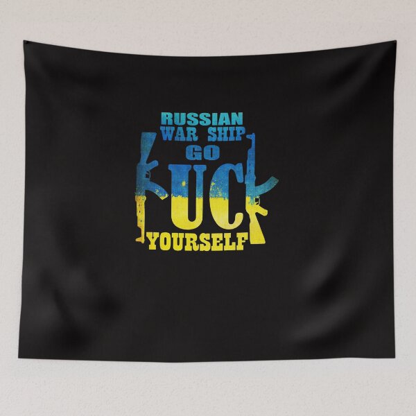 Item preview, Russian Warship Go F Yourself T-Shirt - Russian Warship Go Fuck Yourself I stand with Ukraine - Save Ukraine Classic designed and sold by mintenans.