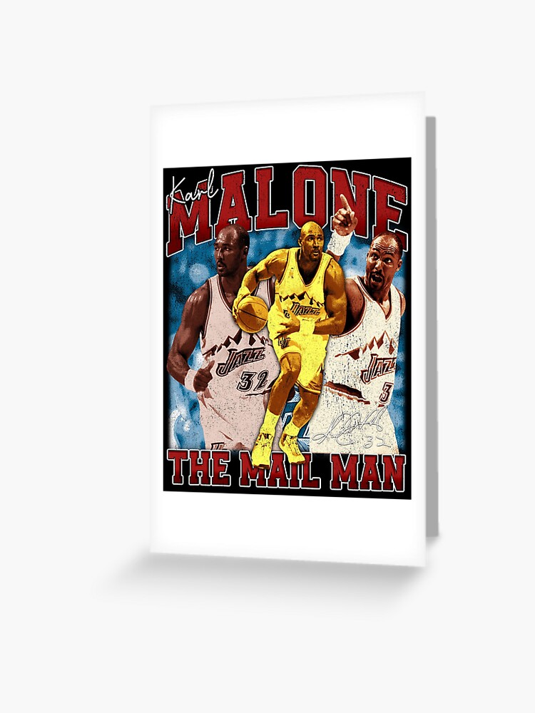 Karl Malone- Special Delivery  Sport poster, 80s sports, Karl malone