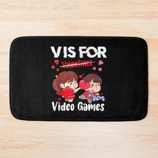 Item preview, V Is For Video Games Funny Gamer Boy Men Valentines Day 2022  designed and sold by 77tara.