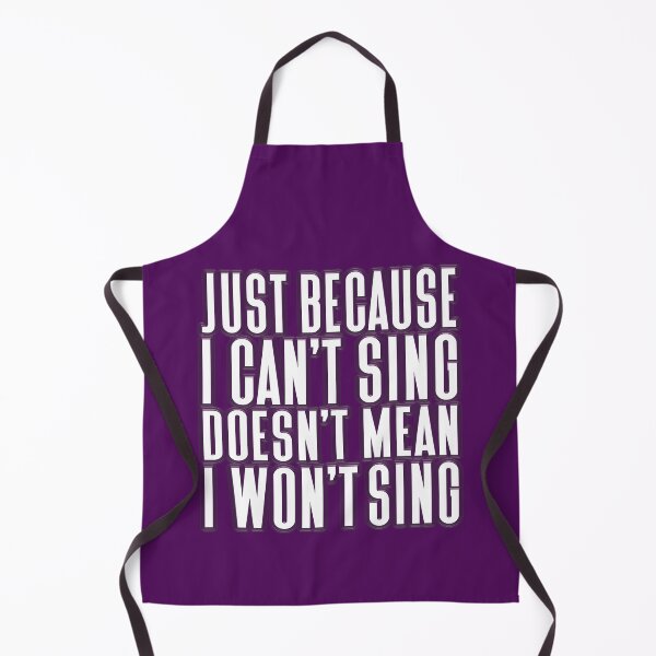 Item preview, Just Because I Can't Sing Doesn't Mean I Won't Sing Solid White designed and sold by Trinket-Trickster.