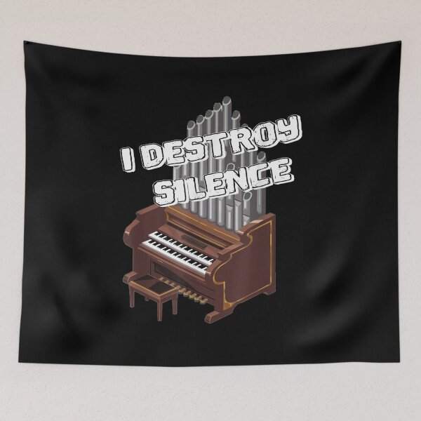 Item preview, I Destroy Silence Church Organ Organist Musician Cathedral  designed and sold by 77tara.