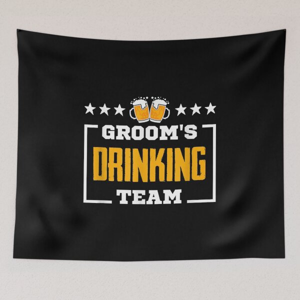 Item preview, Groom's Drinking Team Bachelor Party  designed and sold by laurenm233.