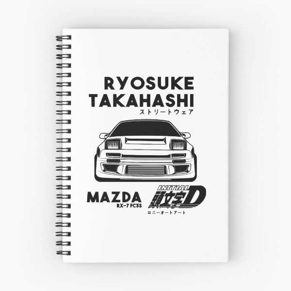 Item preview, Mazda RX 7 D inicial (letra negra) 5 designed and sold by edestiney.