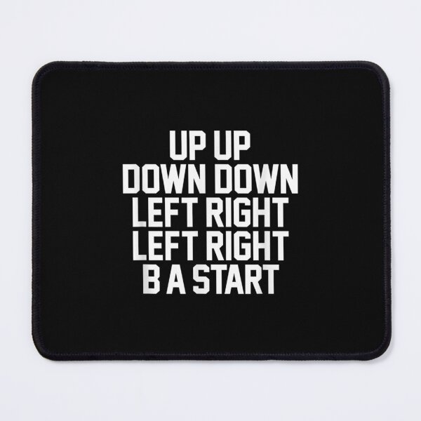Item preview, Up Up Down Down Left Right B A Start Retro Game Cheat Codes  designed and sold by laurenm233.