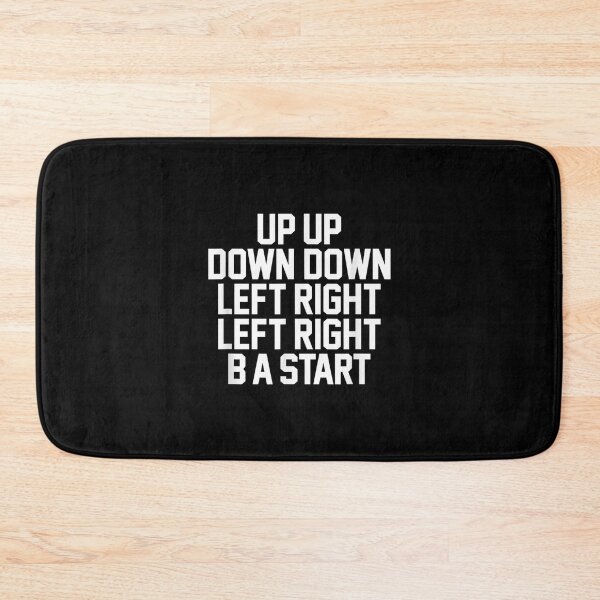 Item preview, Up Up Down Down Left Right B A Start Retro Game Cheat Codes  designed and sold by laurenm233.