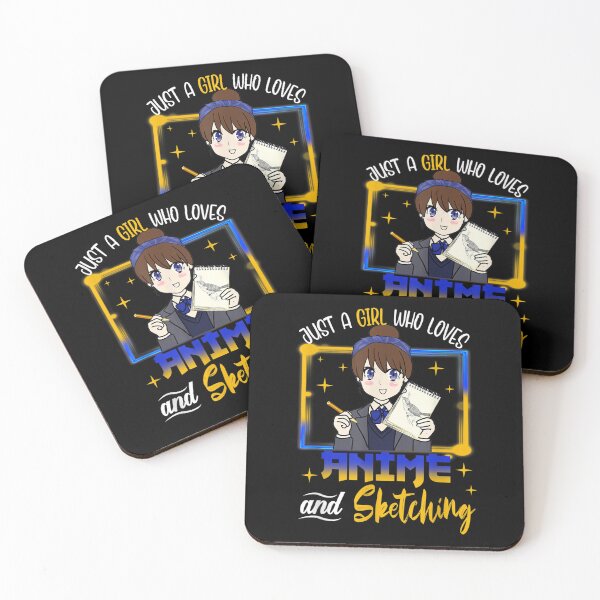 Item preview, Just A Girl Who Loves Anime And Sketching  designed and sold by 77tara.