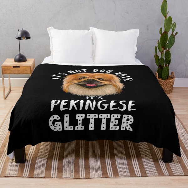 Item preview, It's not dog hair it's PEKINGESE glitter funny dog quote designed and sold by theshirtinator.