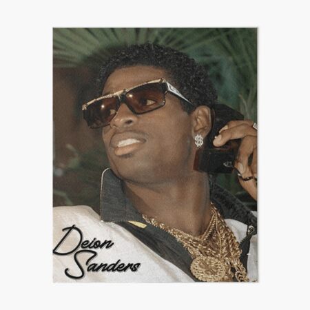 sketc vintage Deion Sanders - Vintage Deion Sanders - Posters and Art  Prints