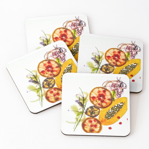 Item preview, Organic Fruits, Healthy Foods Print designed and sold by LGMmugsdesign.