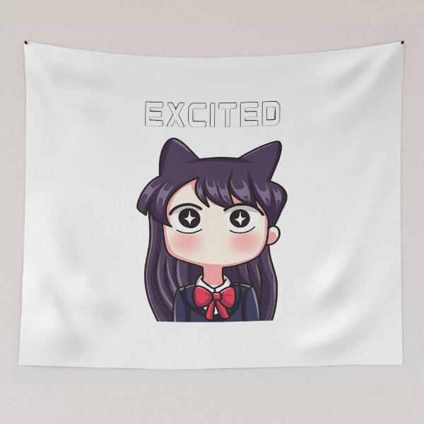 Item preview, Komi Can't Communicate - Excited  designed and sold by GeorgeLeeson.