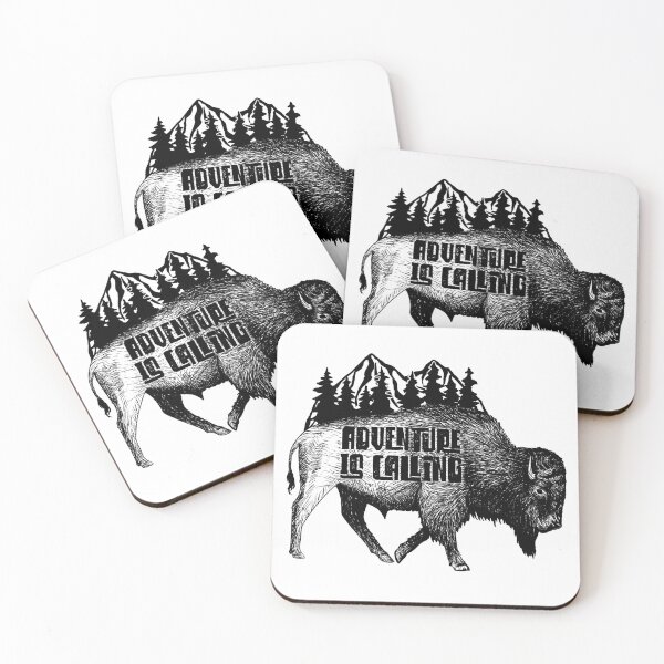 Item preview, wilderness adventures, bison designed and sold by landscapeworlds.