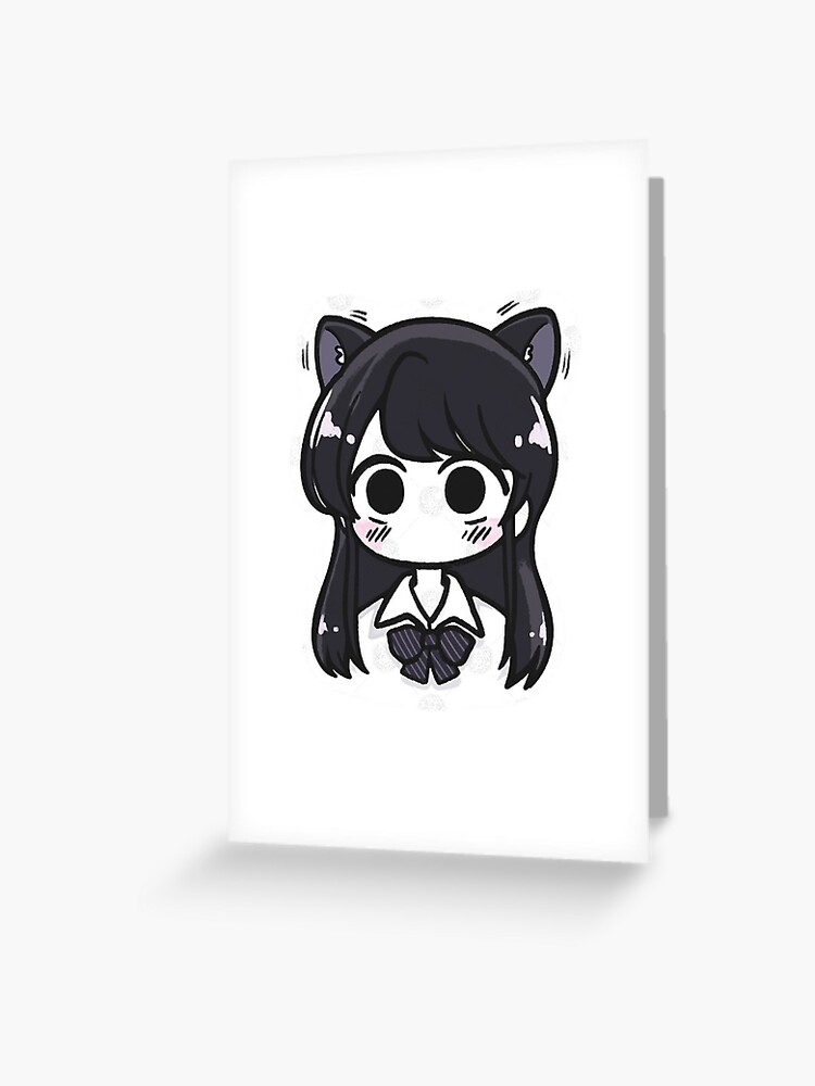 komi san manga panel | Greeting Card