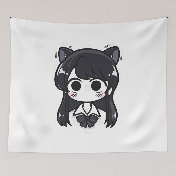 Item preview, komi can't communicate komi cat komi san manga blush  designed and sold by GeorgeLeeson.
