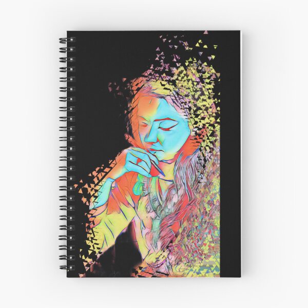 Item preview, a girl lost in thoughts designed and sold by khaanju.