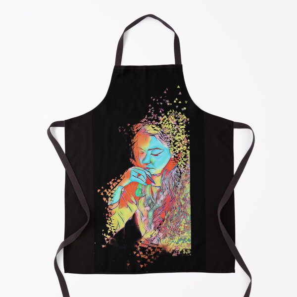 Item preview, a girl lost in thoughts designed and sold by khaanju.