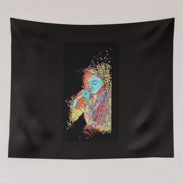 Item preview, a girl lost in thoughts designed and sold by khaanju.