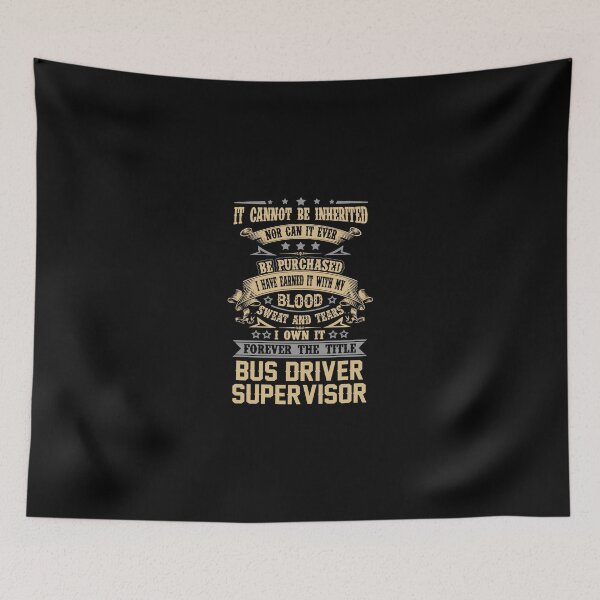 Item preview, Bus Driver Supervisor T Shirt - Forever The Title Job Gift Item Tee designed and sold by celiagomez456.