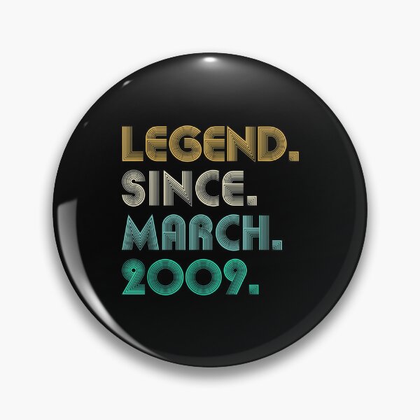 Item preview, 13 Years Old Gifts Legend Since March 2009 13th Birthday  designed and sold by laurenm233.