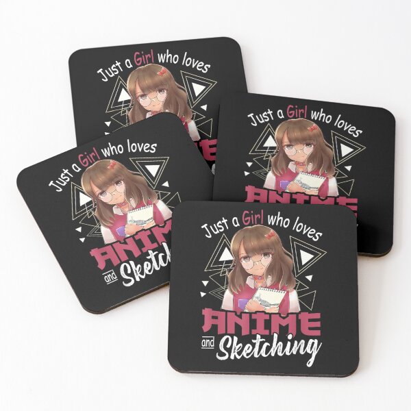 Item preview, Just A Girl Who Loves Anime And Sketching  designed and sold by laurenm233.