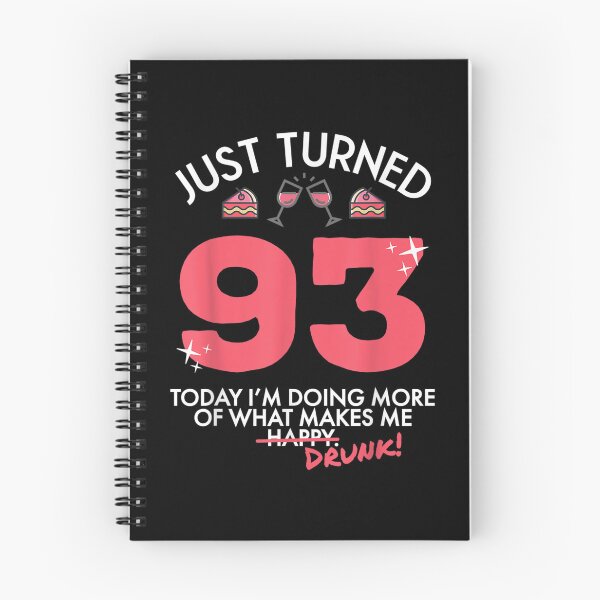 Item preview, Just Turned 93 Wine Drinking 93rd Birthday Drunk Gag Gift  designed and sold by laurenm233.