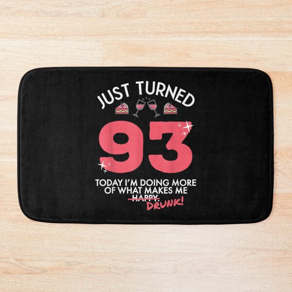 Item preview, Just Turned 93 Wine Drinking 93rd Birthday Drunk Gag Gift  designed and sold by laurenm233.