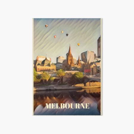 Item preview, Melbourne Vintage Travel  designed and sold by Quoteeble.