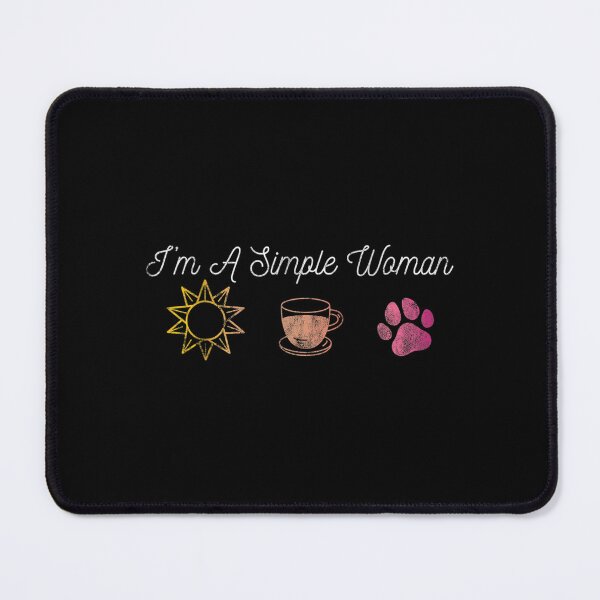 Item preview, I'm A Simple Woman Loves Coffee Sunshine Cat Lover designed and sold by laurenm233.