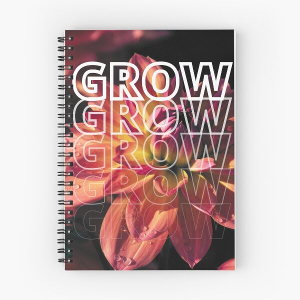 Item preview, GROW (above) - Romantic Orange Flowers designed and sold by AliceSLee.