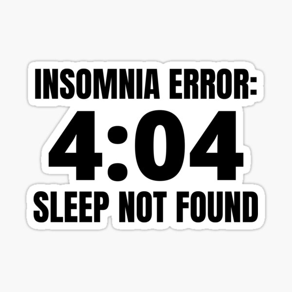 Item preview, Insomnia Awareness, Insomnia Warrior, Insomniac, Insomnia Support, Insomnia Quote, Insomnia Gift designed and sold by ILLTOOCHILL.