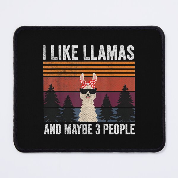 Item preview, Vintage Llama Camping I Like Llamas And Maybe 3 People designed and sold by laurenm233.