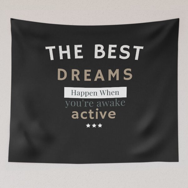Item preview,  The Best Dream Happen When You Are Active  designed and sold by badretop.