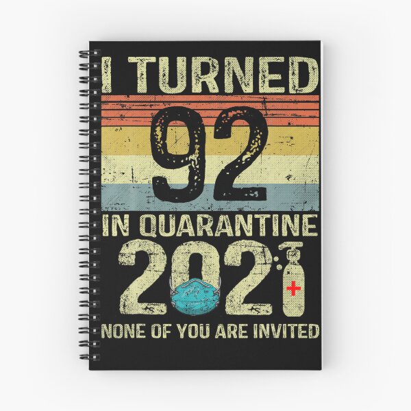 Item preview,  I Turned 92 In Quarantine 2021 Shirt 92nd Birthday Gift  designed and sold by BonnieMccoys.